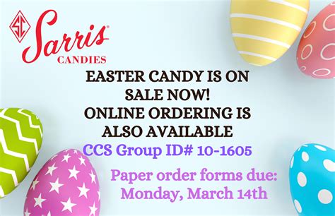 sarris candy canonsburg pa easter sale